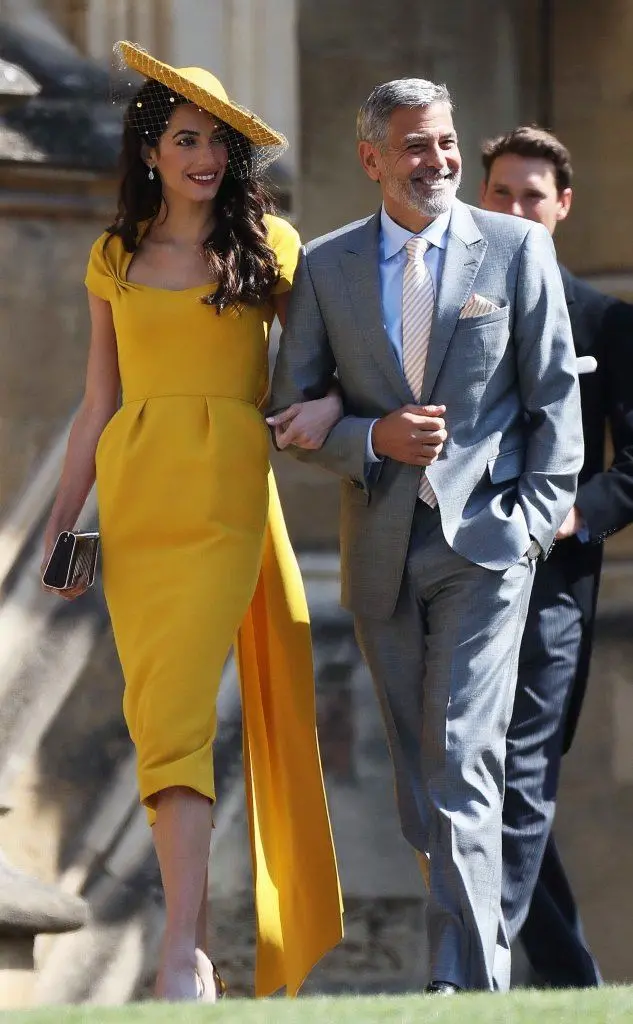 George Clooney con la moglie Amal presenti alla cerimonia