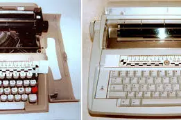 Le macchine da scrivere con cui scriveva i pizzini