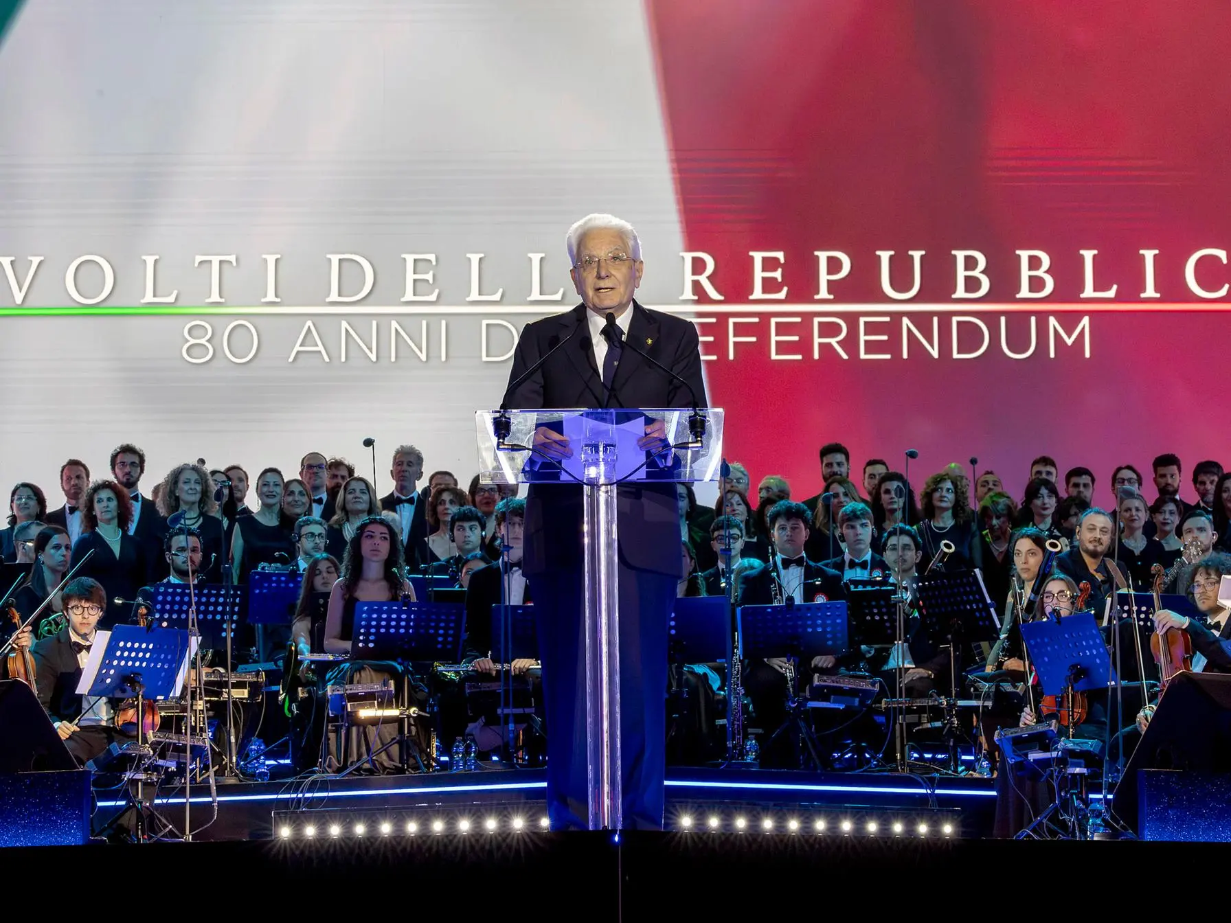 Il Presidente Sergio Mattarella alla celebrazione della Festa Nazionale della Repubblica in occasione dellL'80.mo anniversario , Roma, 2 giugno 2026 ANSA/Paolo Giandotti - Ufficio per la Stampa e la Comunicazione della Presidenza della Repubblica +++ FOTO NON IN VENDITA - DA USARE SOLO PER FINI GIORNALISTICI +++ NPK +++