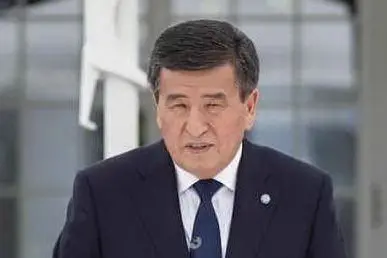 Il premier del Kirghizistan (foto Ansa)