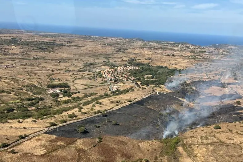 L'incendio nelle campagne di Sagama