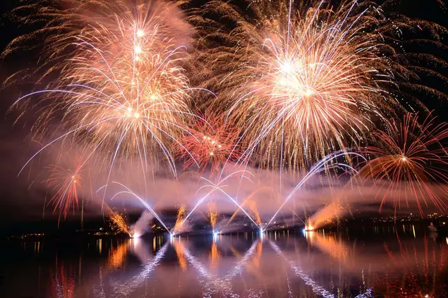 Festa di Capodanno al molo Brin di Olbia (Foto Antonio Satta)