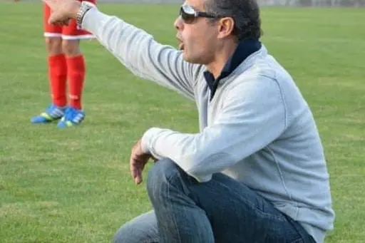 Gianni Lutzu, mister del Santa Giusta (foto concessa)