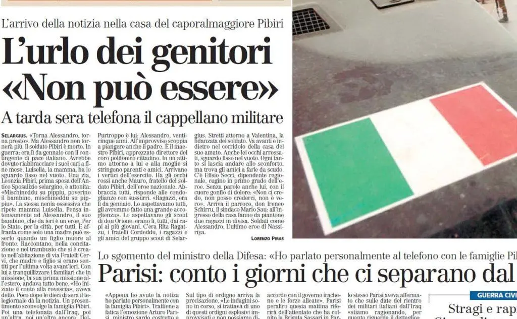 La disperazione dei familiari