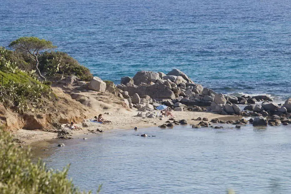 La spiaggia di Is Mortorius