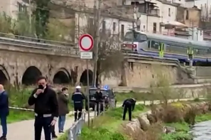 Il luogo del ritrovamento (Ansa)