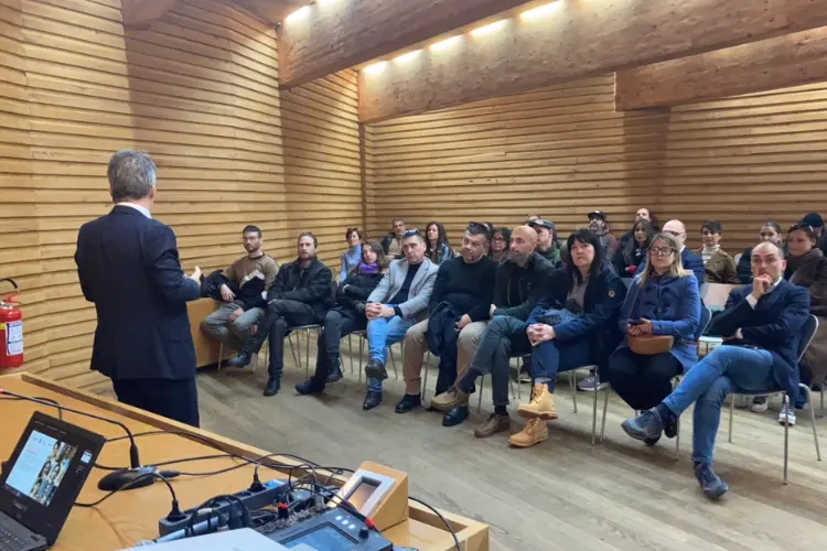 La presentazione della piattaforma (foto Pala)