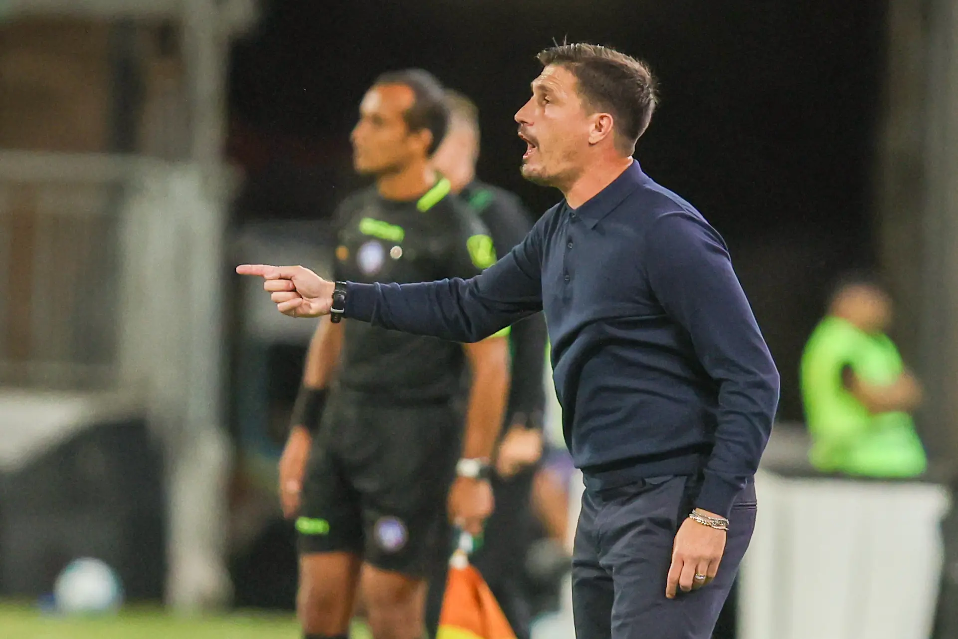 Fabio Pisacane, allenatore del Cagliari (foto Fabio Murru)