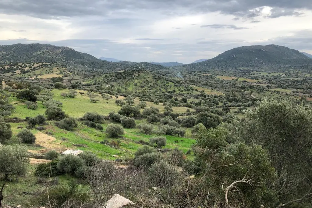 Un panorama dalla campagna di Seb (foto concessa)
