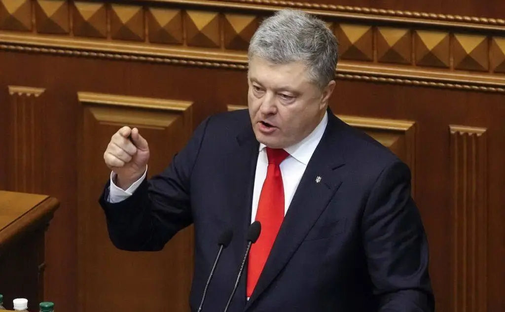 Il presidente ucraino Petro Poroshenko (Ansa)