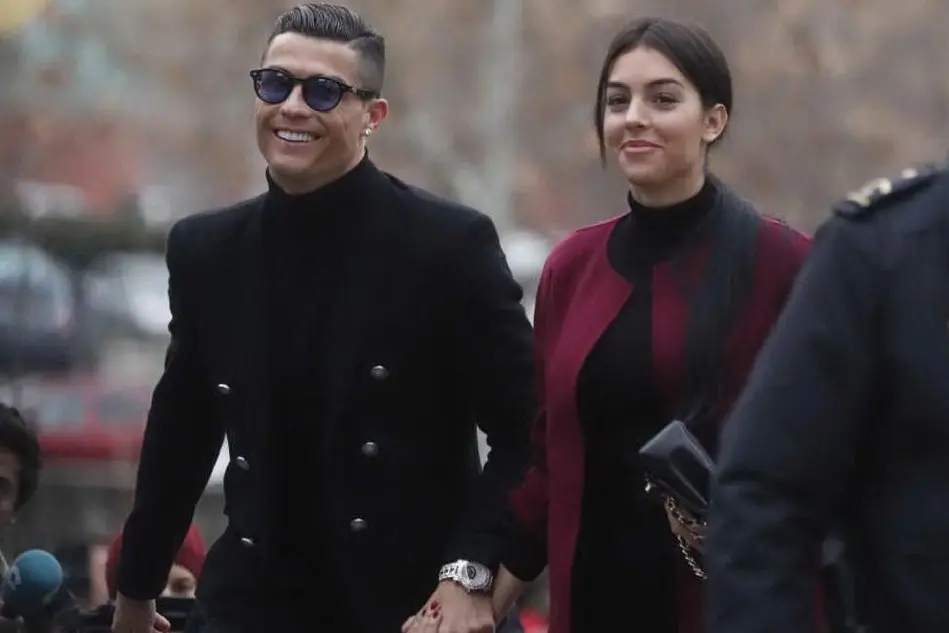Cristiano Ronaldo e Georgina Rodriguez (Ansa)