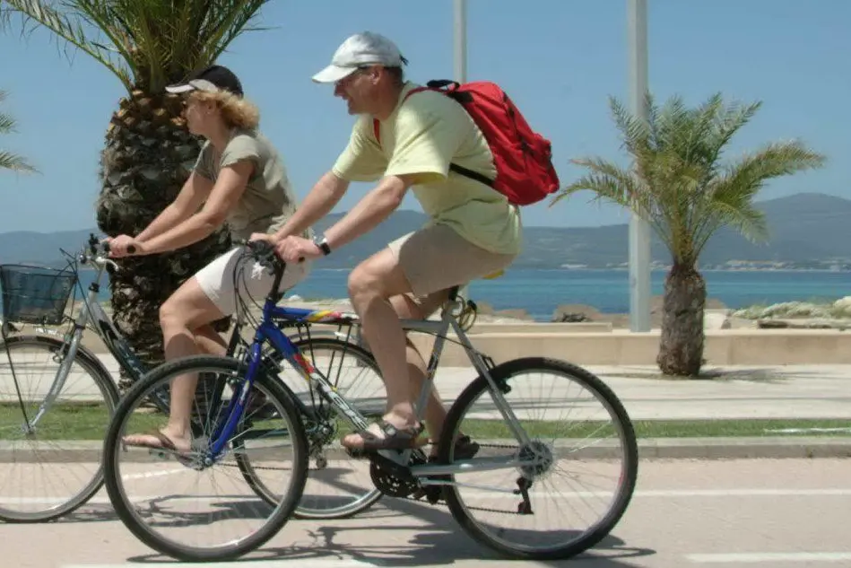 Turisti in bicicletta