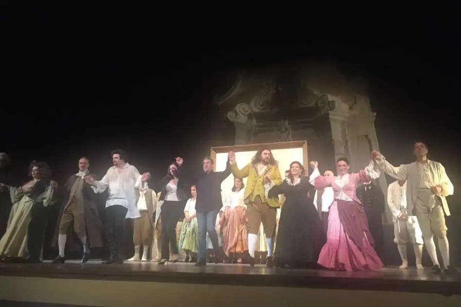Una scena del "Don Giovanni"