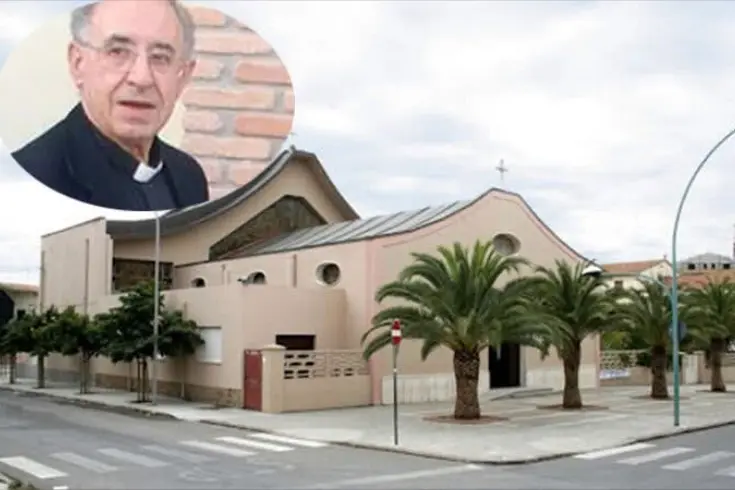 Alghero, la chiesa di San Giuseppe. Nel dettaglio Don Potito Niolu