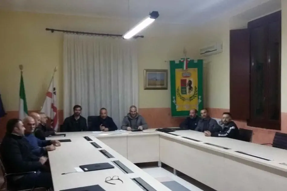 La riunione del Consiglio comunale di Tuili (foto Antonio Pintori)