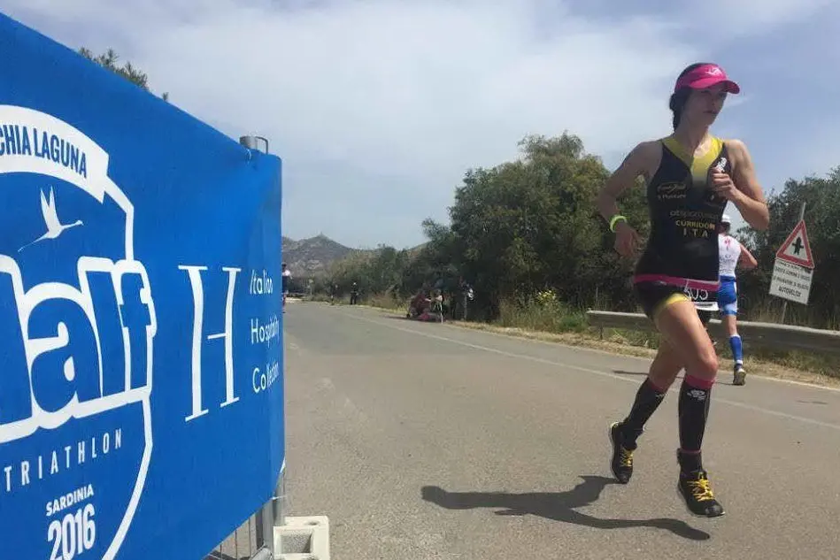 Elisabetta Curridori nella recente gara di Chia