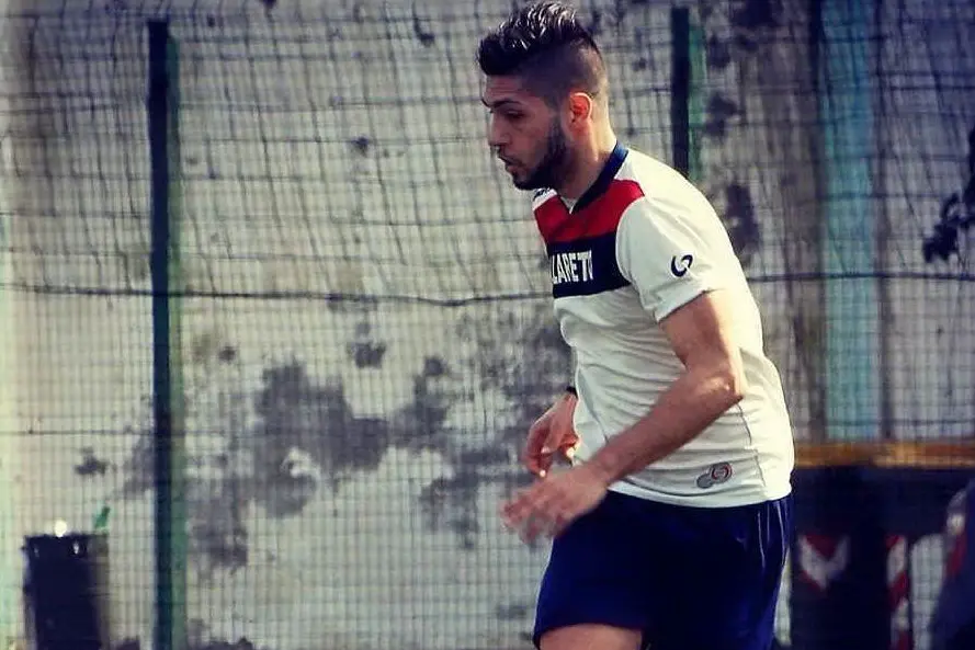 Il calciatore del Villaretto Gianluca Cigna