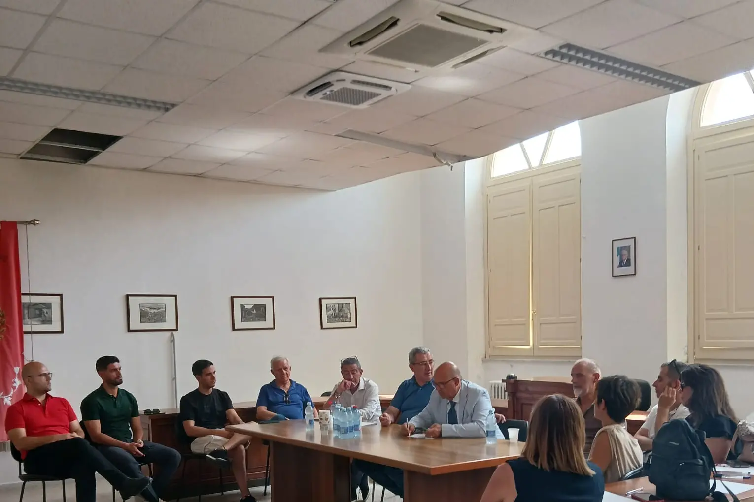 L'assemblea a Mandas