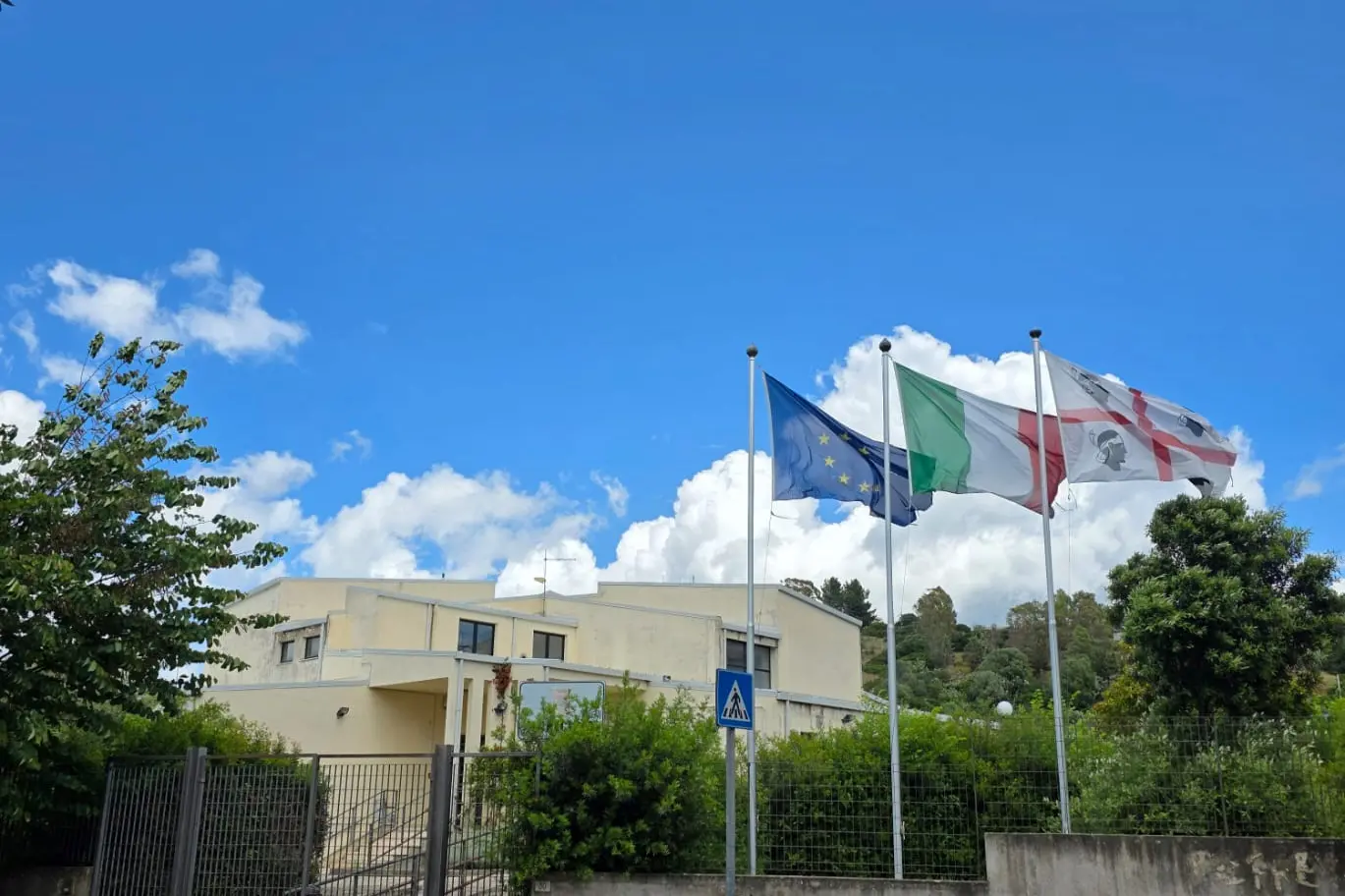 Il municipio di Gonnosnò (foto concessa)