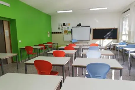 Un'aula di scuola (foto Ansa)
