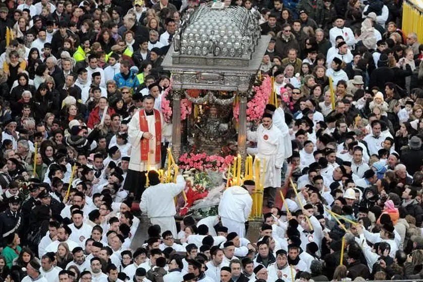 La processione di Sant'Agata a Catania