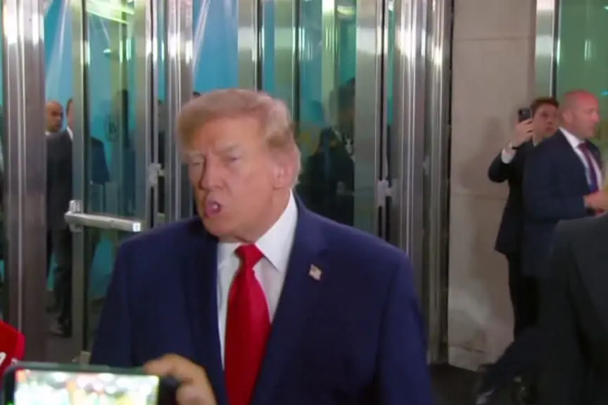 Trump arriva all'Onu: sorpreso ci sia Cnn, non dovreste essere qui