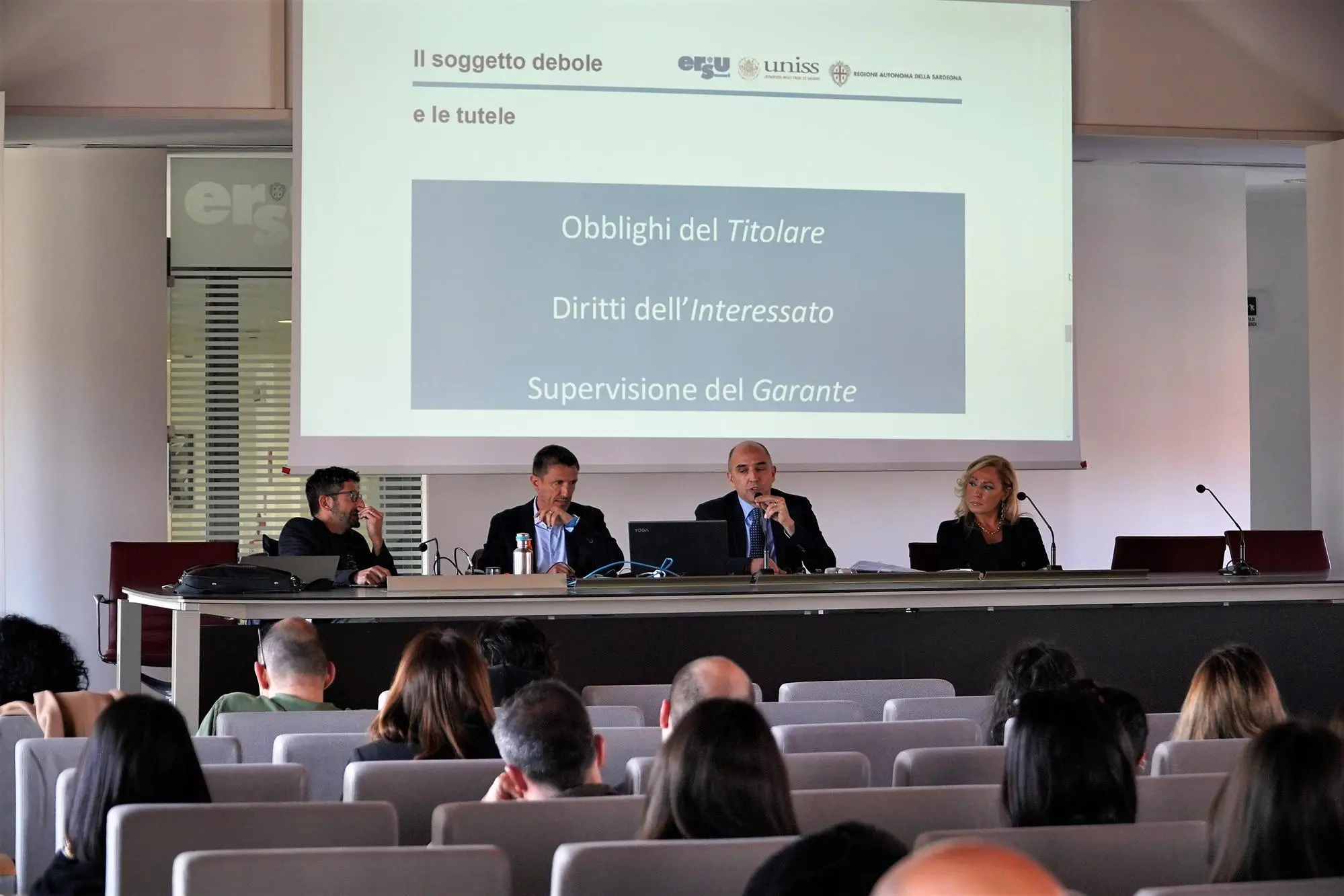 Un momento dell'evento all'Ersu di Sassari (foto concessa)
