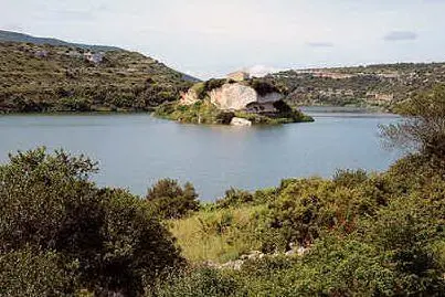 La diga de Is Barrocus di Isili (foto Pintori)