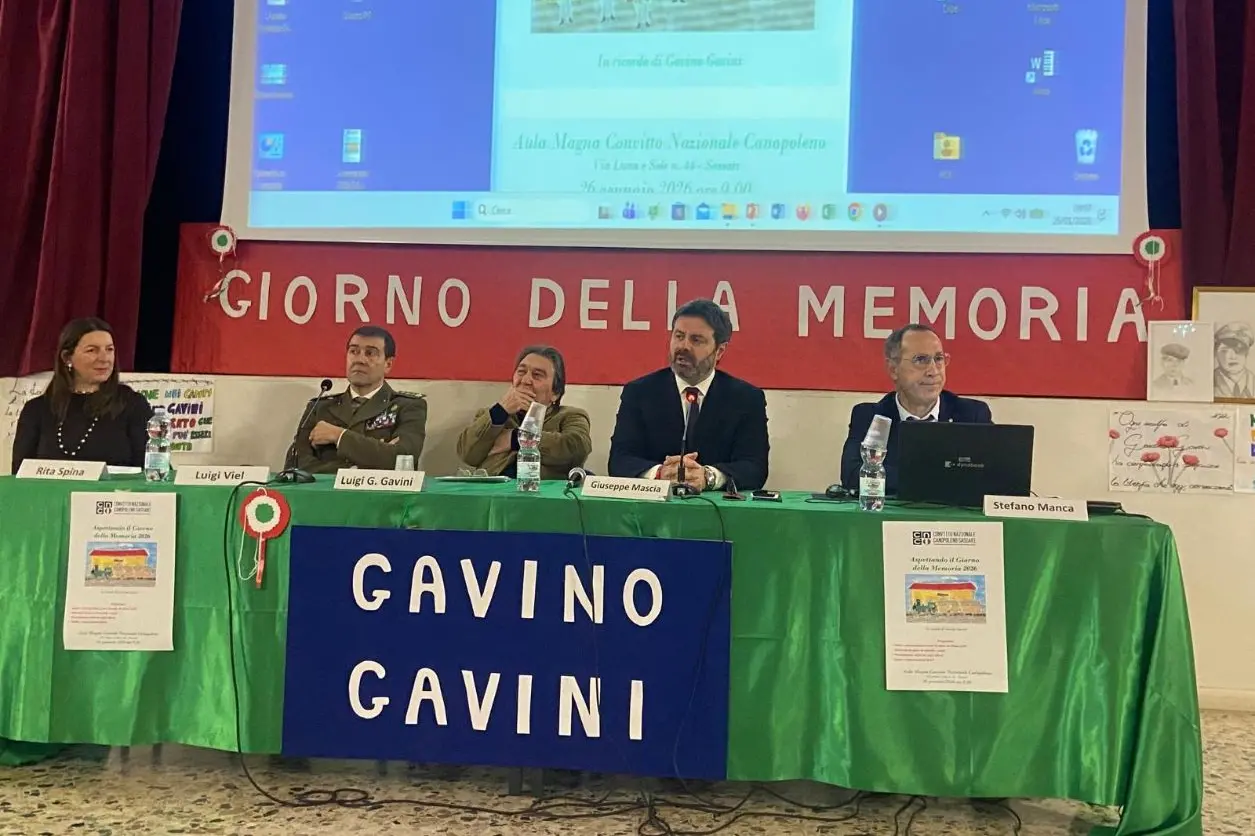 Un momento dell'evento dedicato al maresciallo maggiore Gavini (foto ufficio stampa)