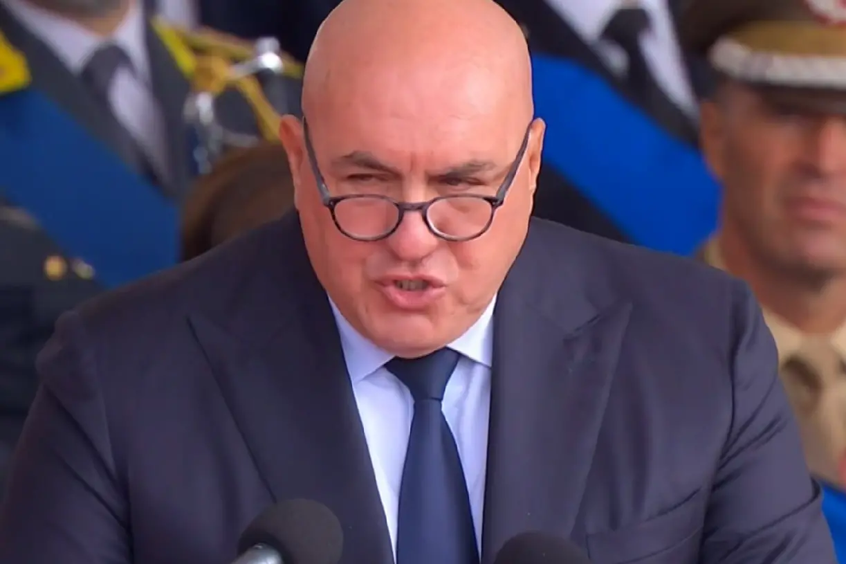 Il ministro della Difesa Guido Crosetto (frame da video)