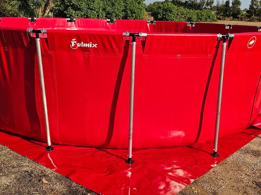 Nuovo vascone antincendio nelle campagne di San Giorgio