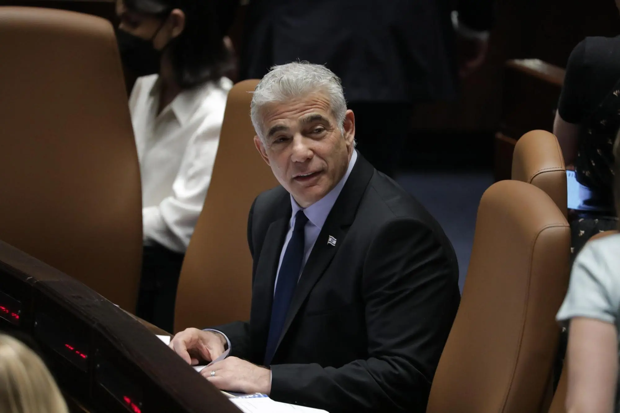 Yair Lapid, premier ad interim fino a novembre (Ansa-Epa)