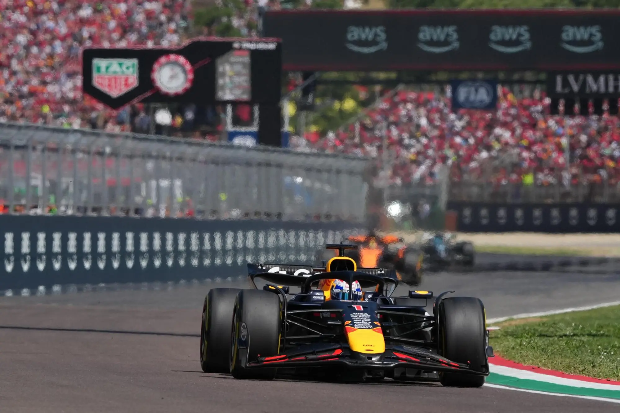 La Red Bull di Verstappen (Ansa)