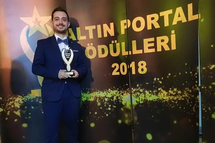 Daniele Demurtas premiato in Turchia (foto Ufficio Stampa)