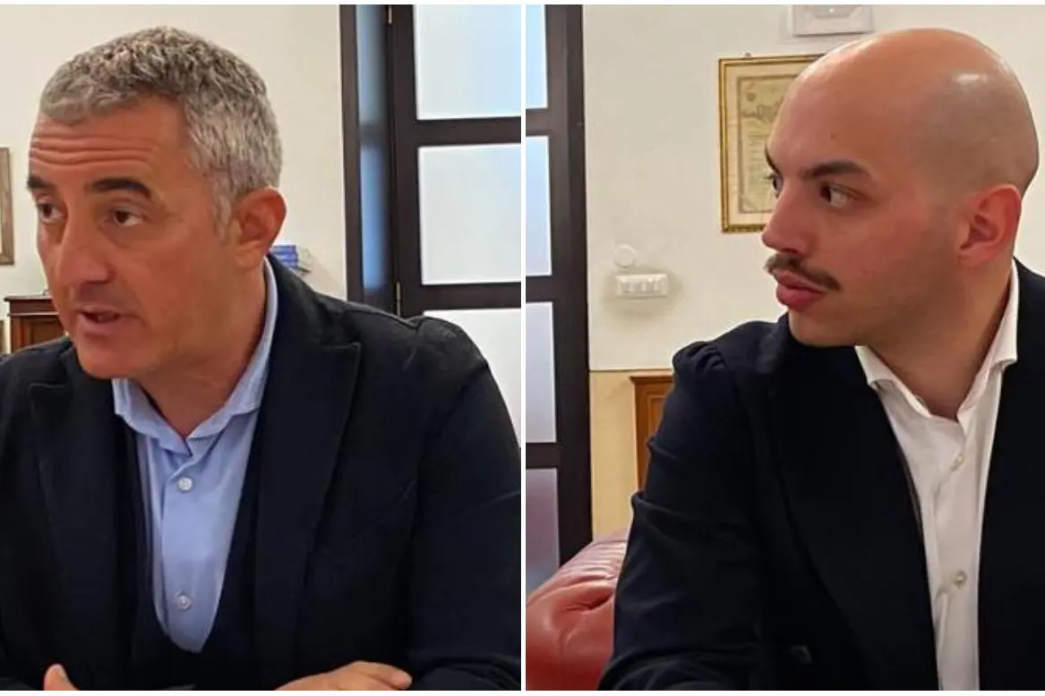 La conferenza stampa con il sindaco Mario Conoci e l'assessore Alessandro Cocco