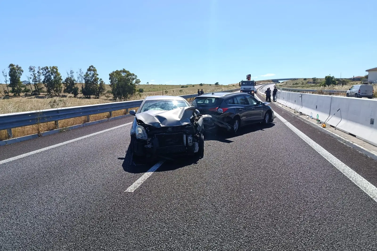 Le due auto dell'incidente