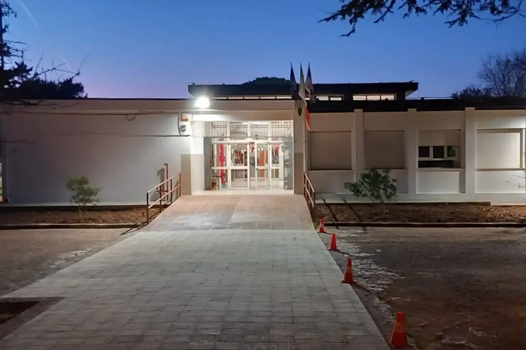 La scuola di Bancali dopo i lavori (foto concessa)