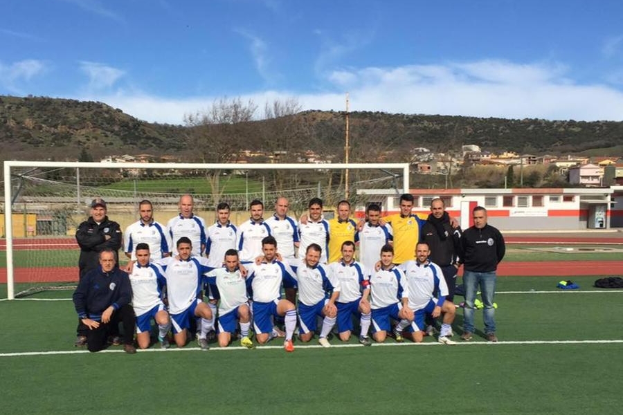 La squadra di calcio della Polisportiva Guasila (foto Sirigu)