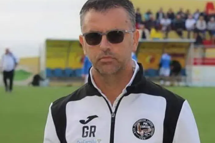 Robbi, tecnico del Lanteri Calcio Sassari (Foto A.Tellini)