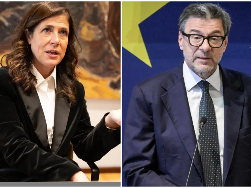 Alessandra Todde e Giancarlo Giorgetti