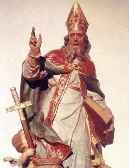 L'icona di San Romolo patrono di Sanremo