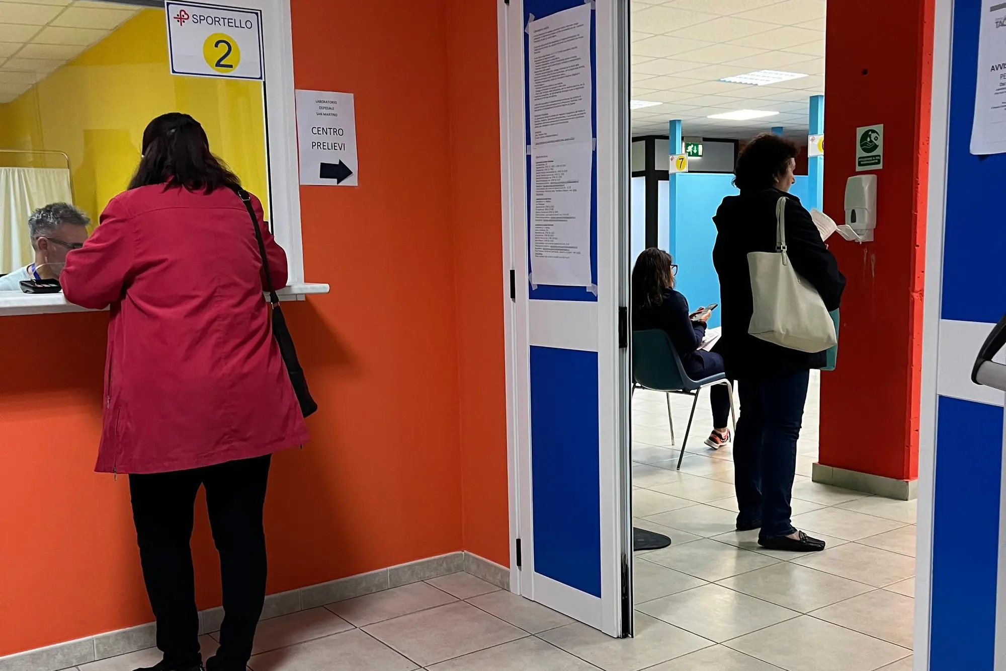 Il centro trasfusionale (Foto Sara Pinna)