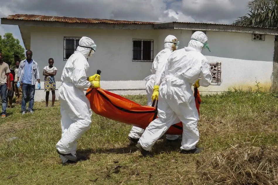 Una vittima di Ebola in Liberia