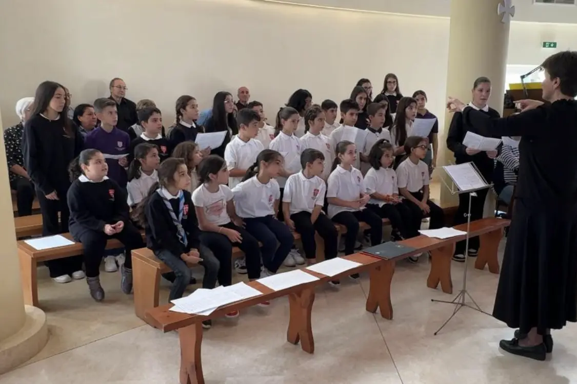 Un momento del campus sul canto gregoriano (foto Murgana)