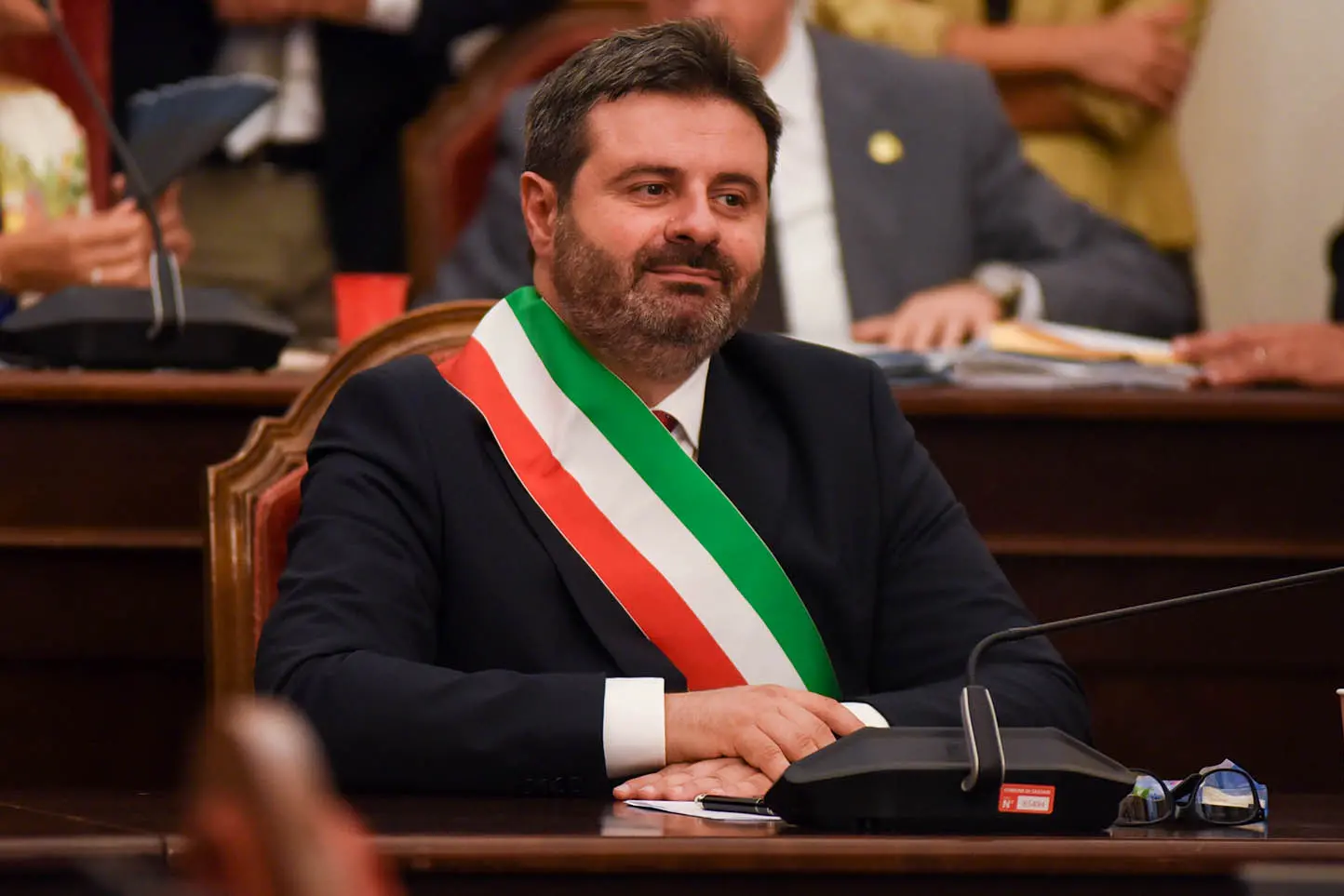 Il sindaco Giuseppe Mascia (Foto Calvi)