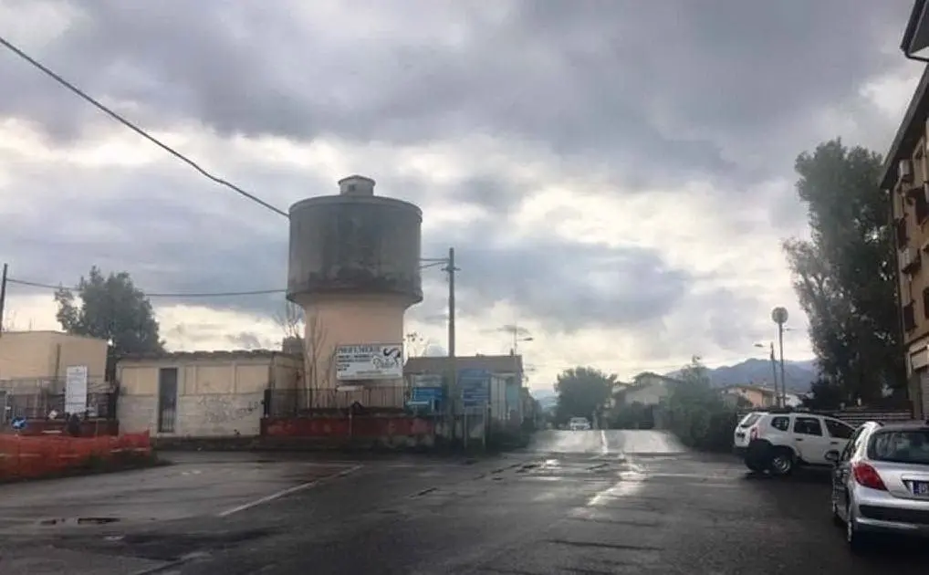 Via Roma, una delle strade principali di San Gavino Monreale (foto Pittau)