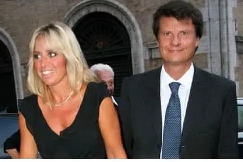 Alessandra Mussolini e il marito Mauro Floriani