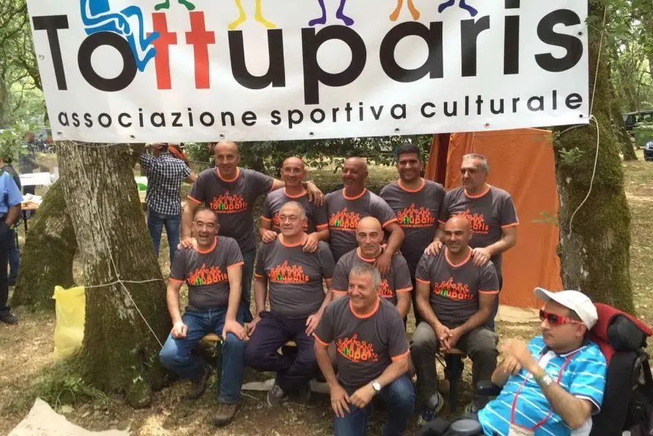 Il gruppo di volontariato Tottuparis