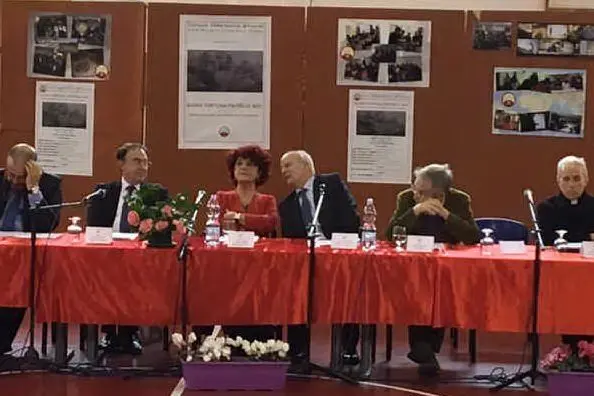 Il ministro dell'Istruzione Valeria Fedeli a Ghilarza