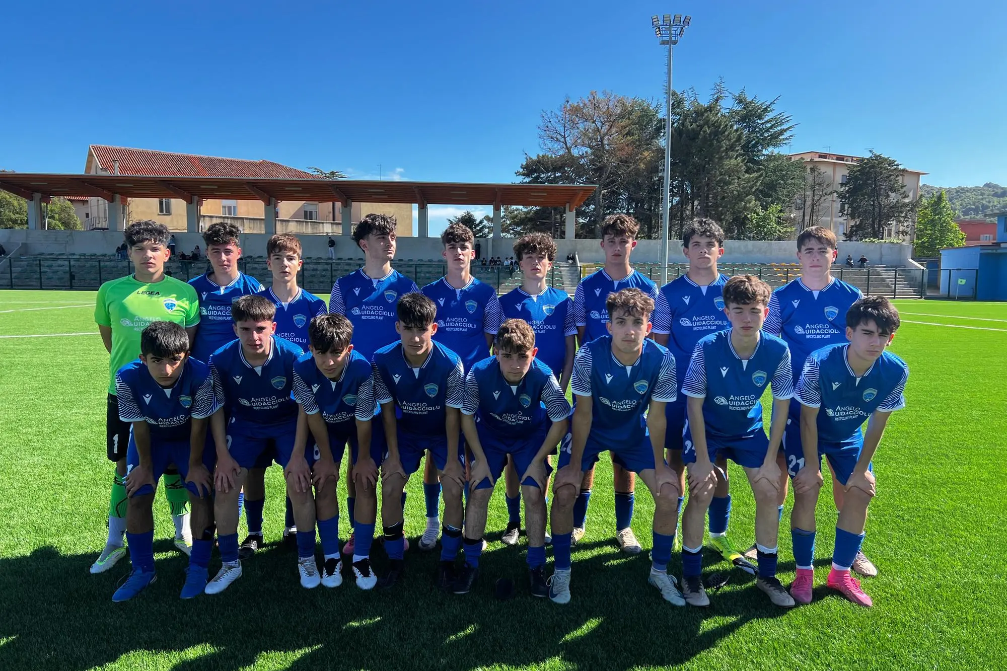 La squadra "Allievi" della Civitas Tempio (foto Pischedda)